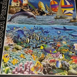 4000 piece puzzle put together one time.